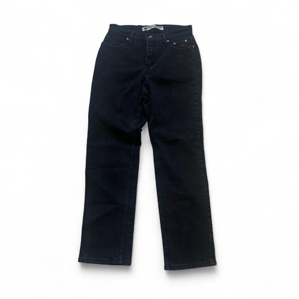 Harley-Davidson Women's Black Straight Leg Jeans